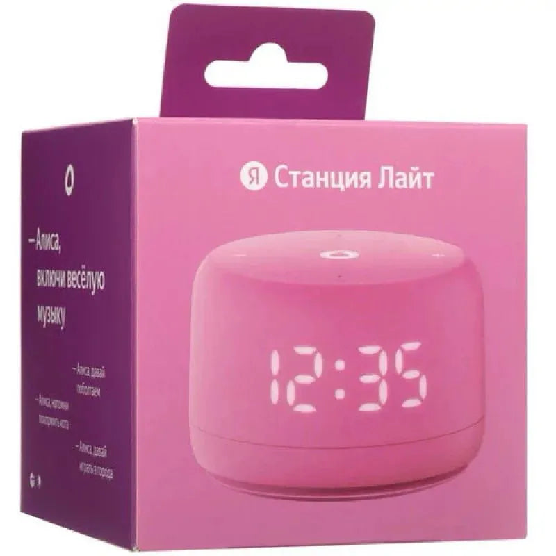 Яндекс Станция Лайт 2 с Алисой Умная колонка , Розовая
